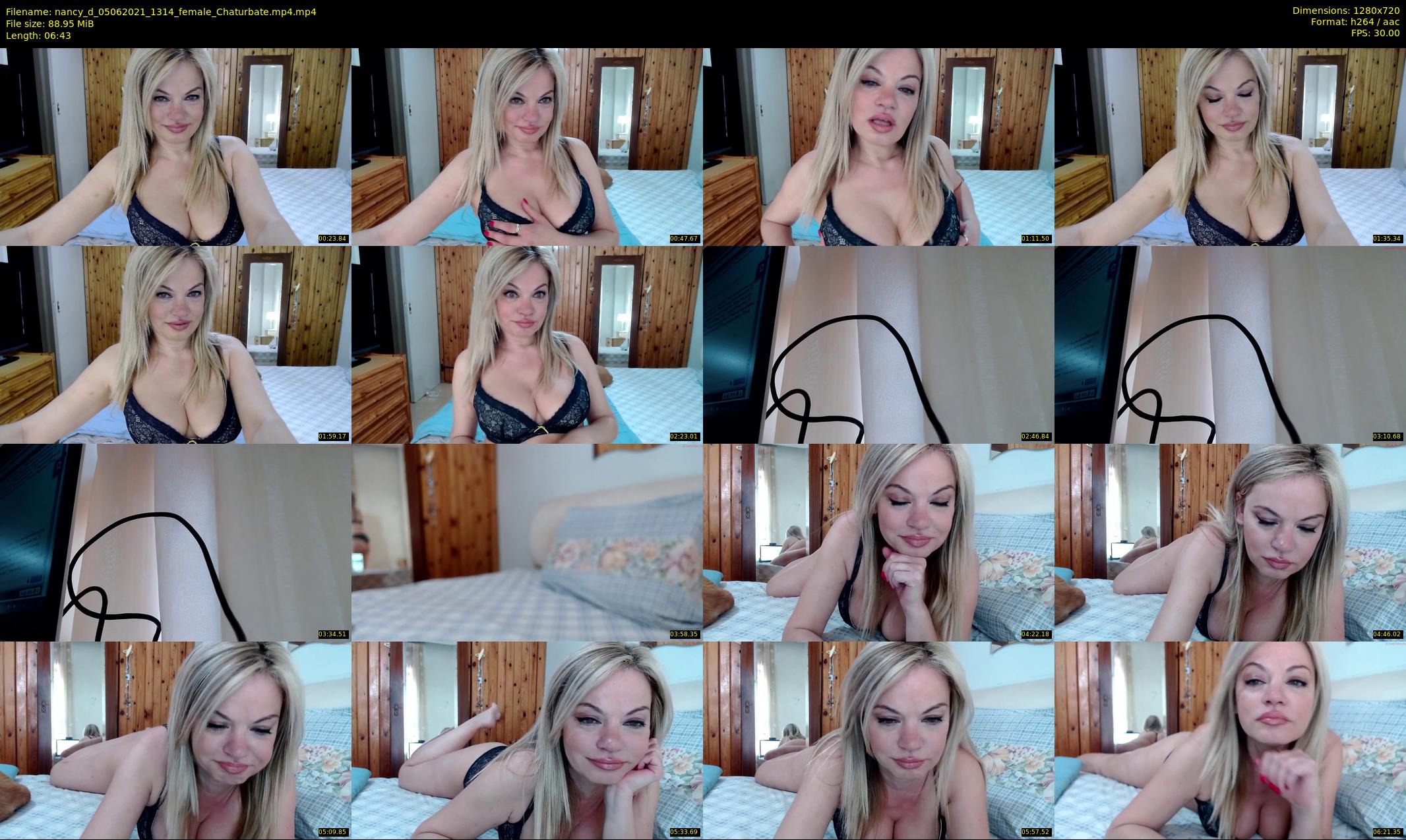 nancy_d — 7 minute Chaturbate female cam show recording, 720p, Jun 5, 2021