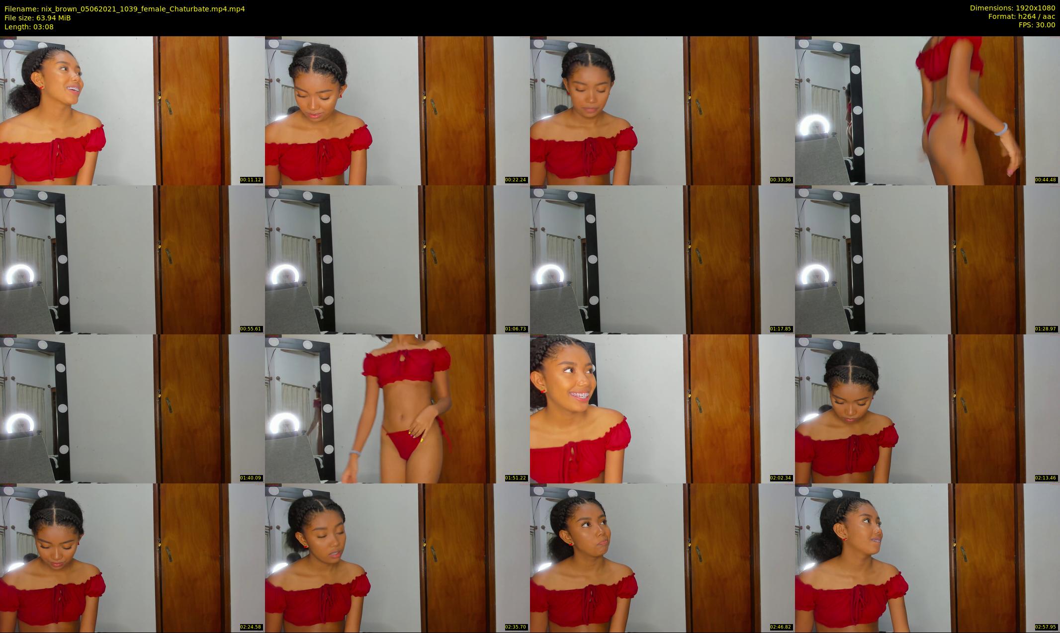 nix_brown — 4 minute Chaturbate female cam show recording, 1080p, Jun 5, 2021