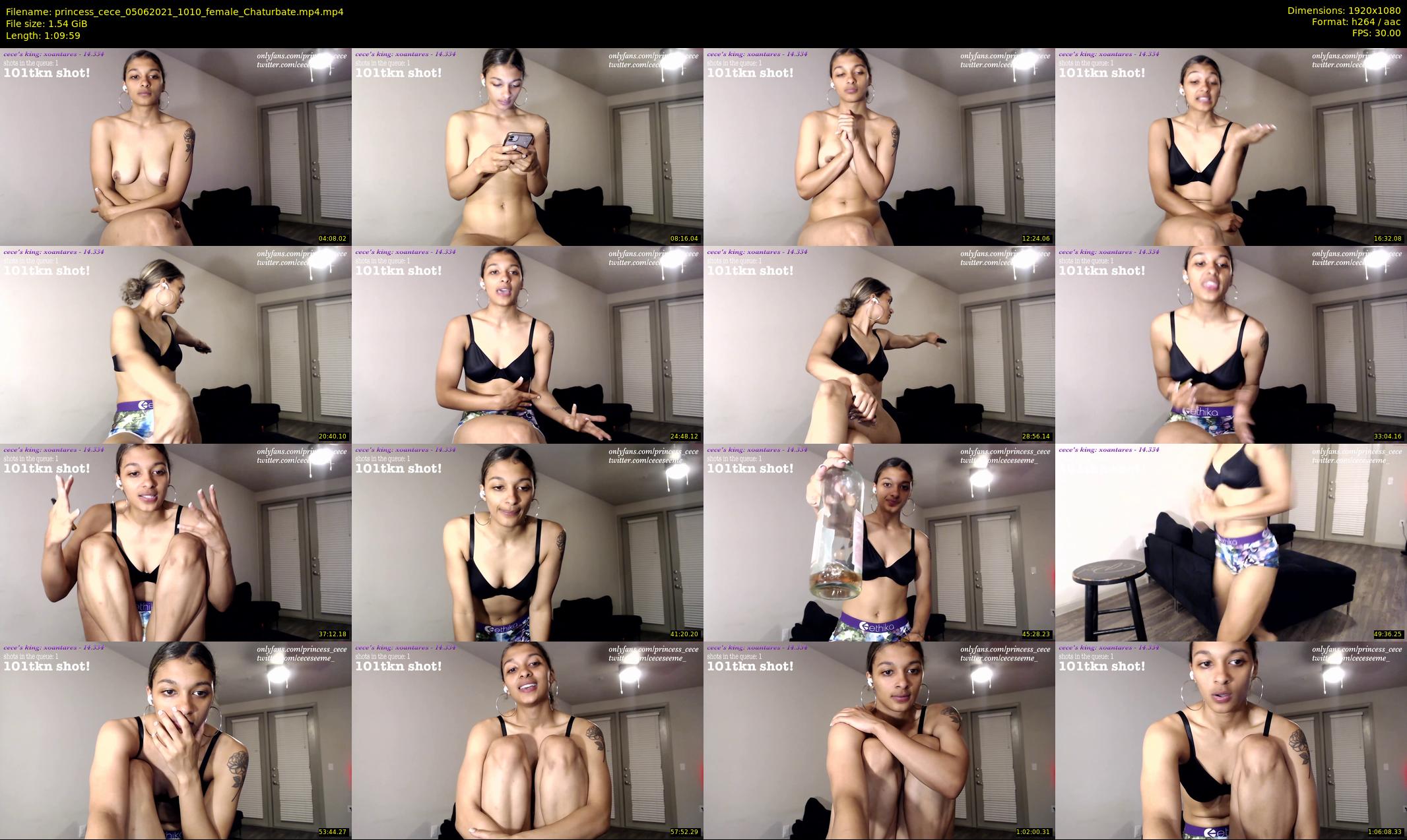 princess_cece — 70 minute Chaturbate female cam show recording, 1080p, Jun 5, 2021