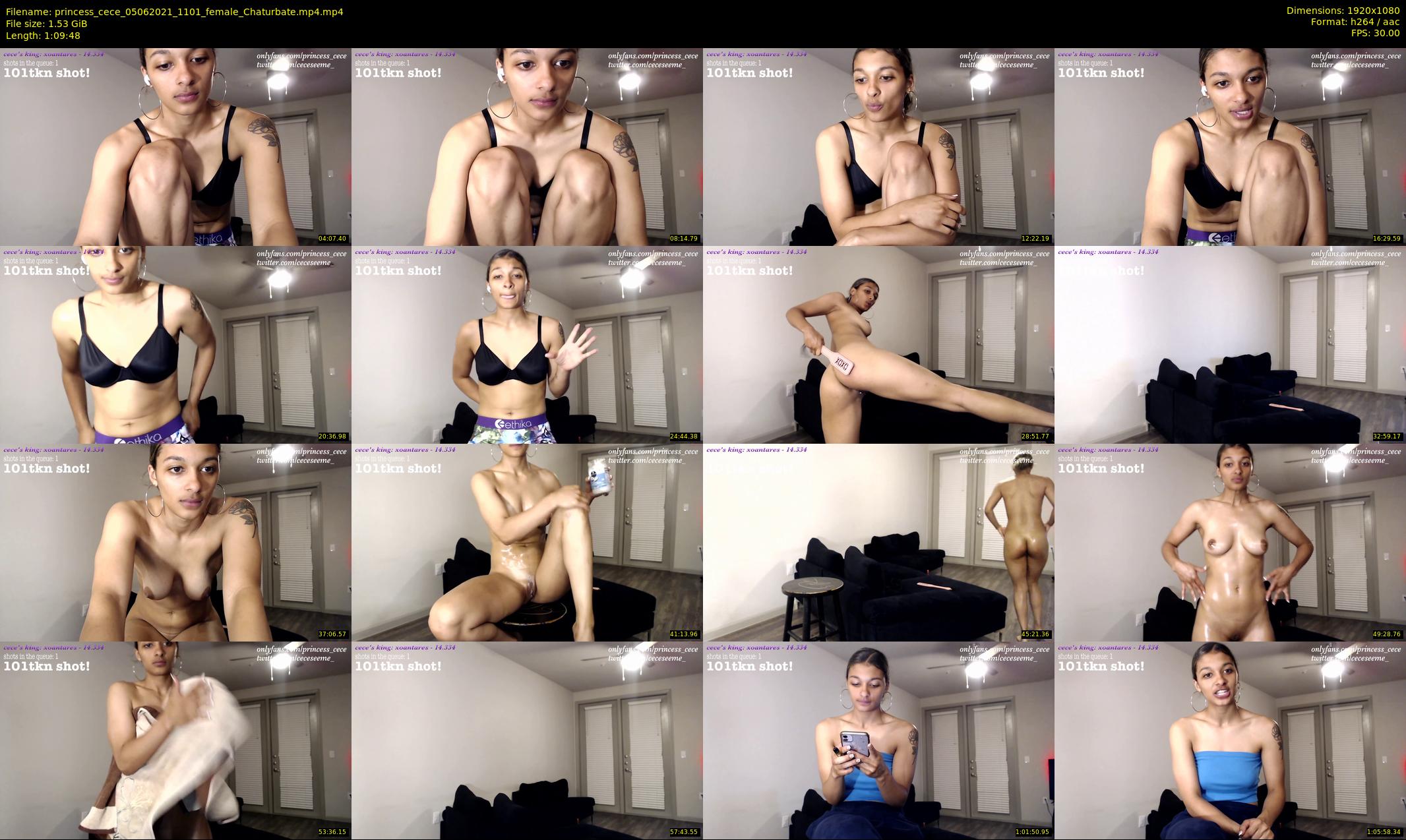 princess_cece — 70 minute Chaturbate female cam show recording, 1080p, Jun 5, 2021