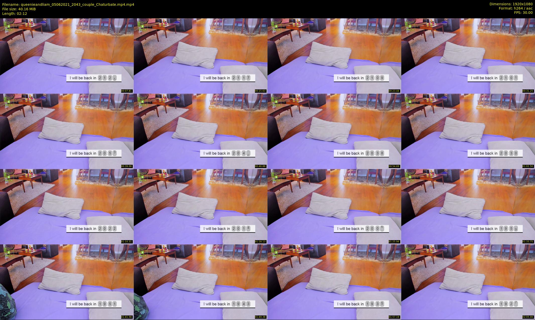 queenieandliam — 3 minute Chaturbate couple cam show recording, 1080p, Jun 5, 2021