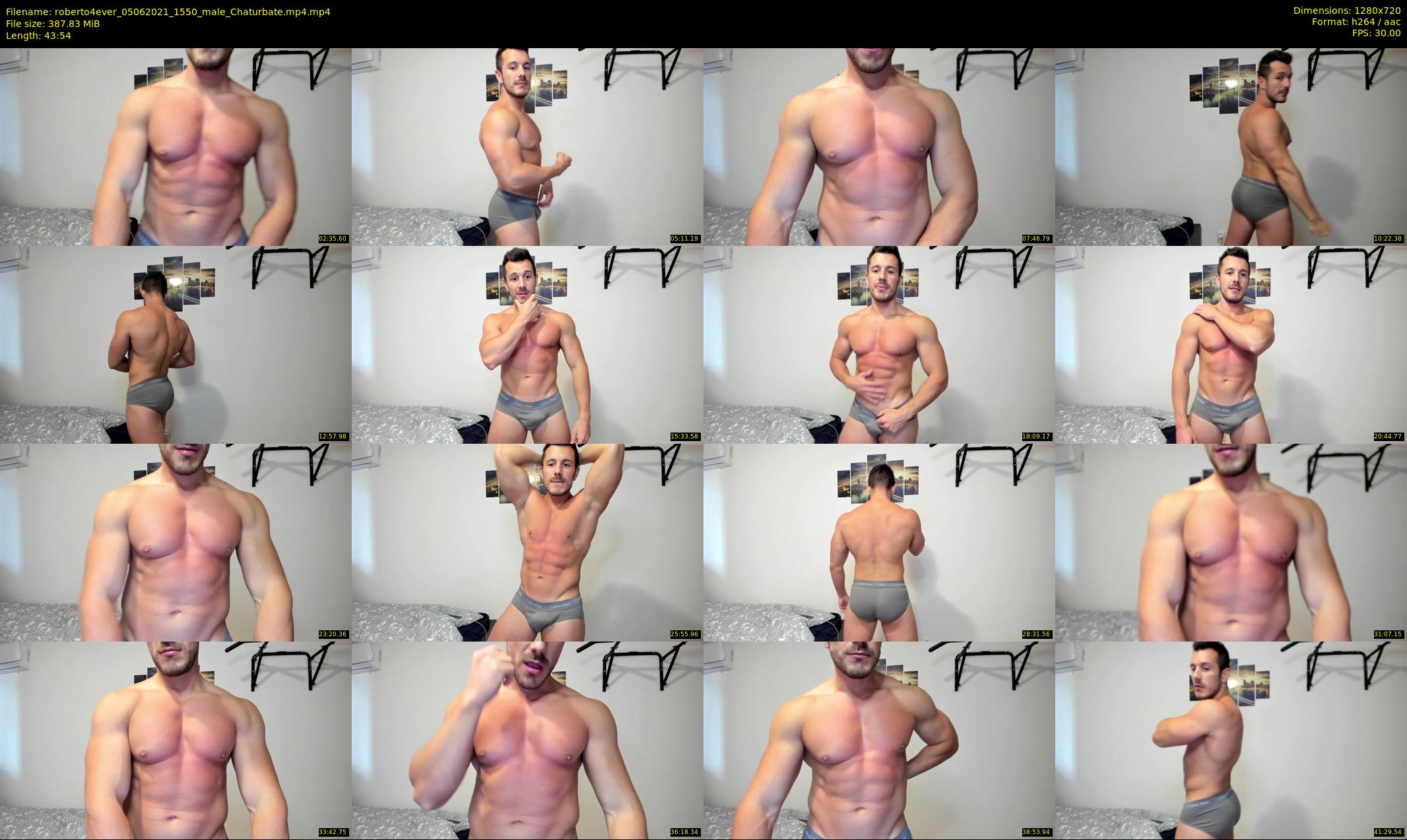 roberto4ever — 44 minute Chaturbate male cam show recording, 720p, Jun 5, 2021
