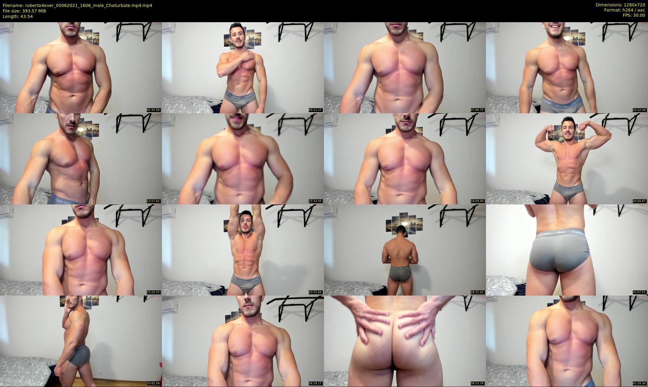 roberto4ever — 44 minute Chaturbate male cam show recording, 720p, Jun 5, 2021