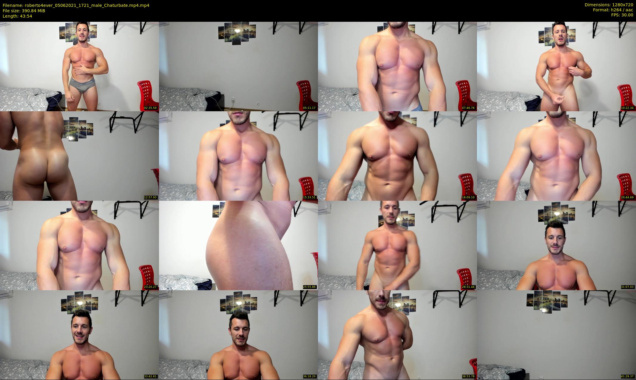 roberto4ever — 44 minute Chaturbate male cam show recording, 720p, Jun 5, 2021