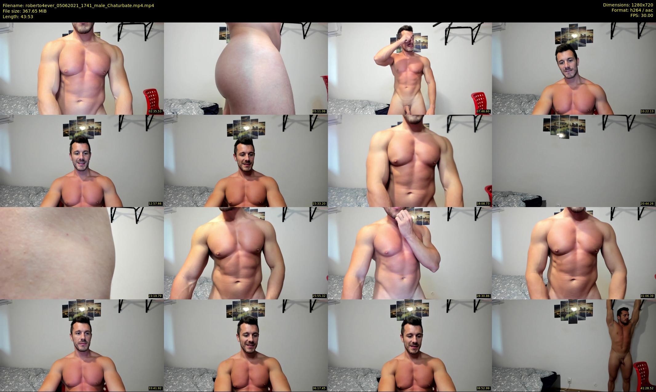 roberto4ever — 44 minute Chaturbate male cam show recording, 720p, Jun 5, 2021