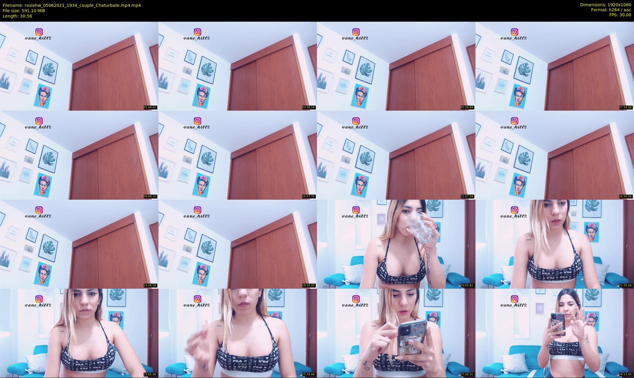 rosiehw — 31 minute Chaturbate couple cam show recording, 1080p, Jun 5, 2021