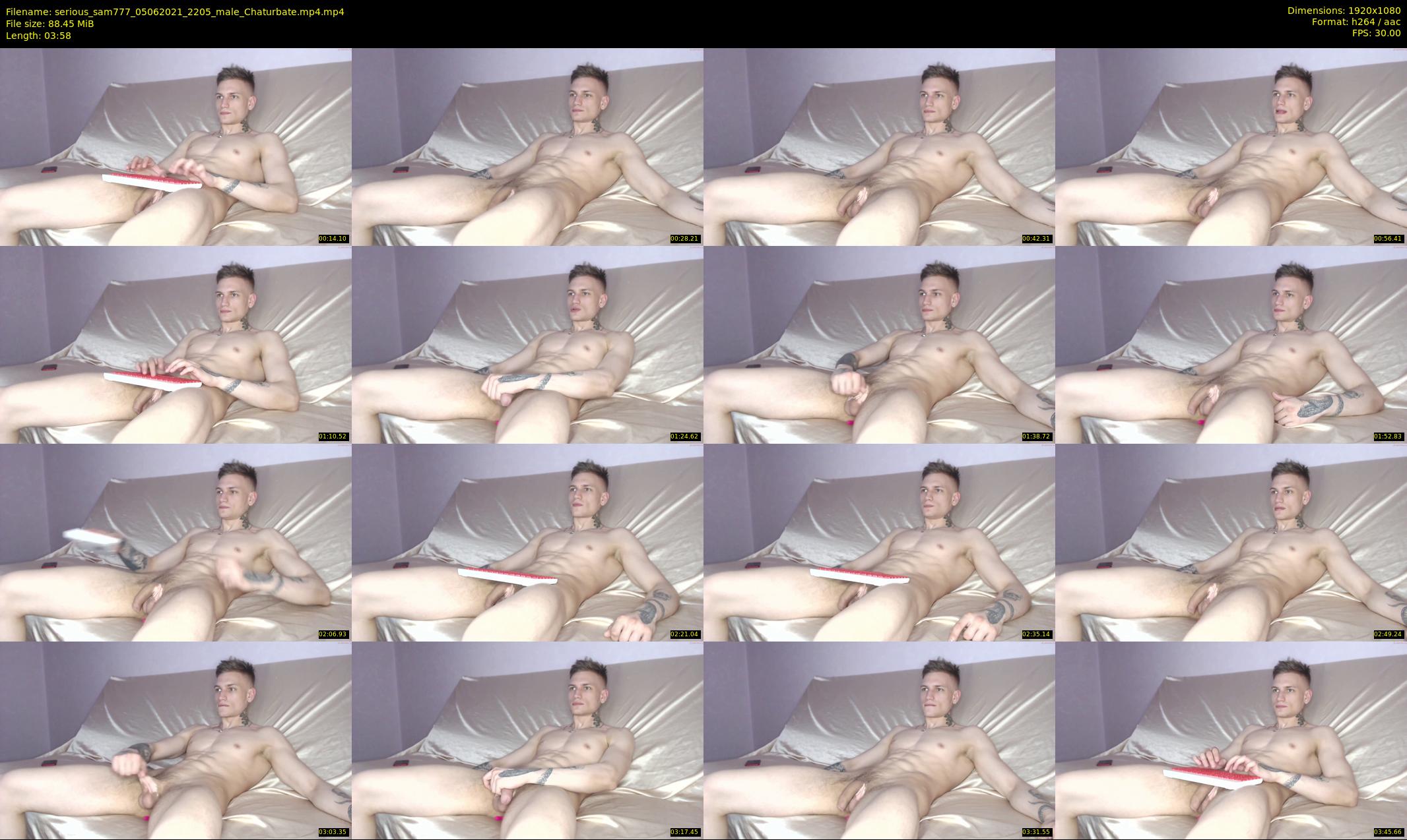 serious_sam777 — 4 minute Chaturbate male cam show recording, 1080p, Jun 5, 2021