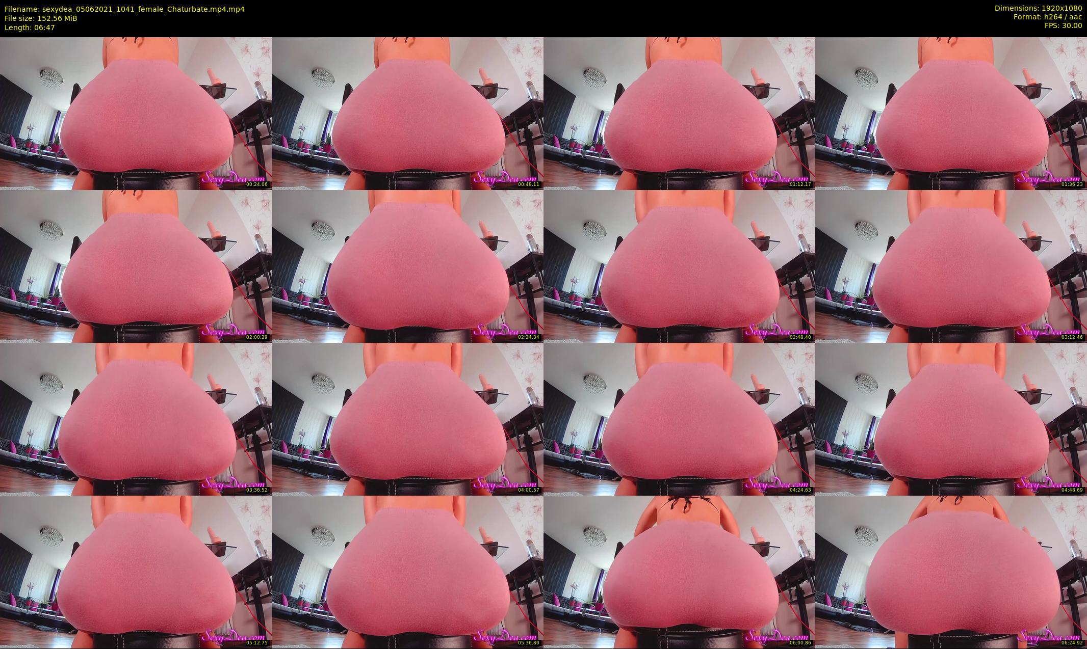 sexydea — 7 minute Chaturbate female cam show recording, 1080p, Jun 5, 2021