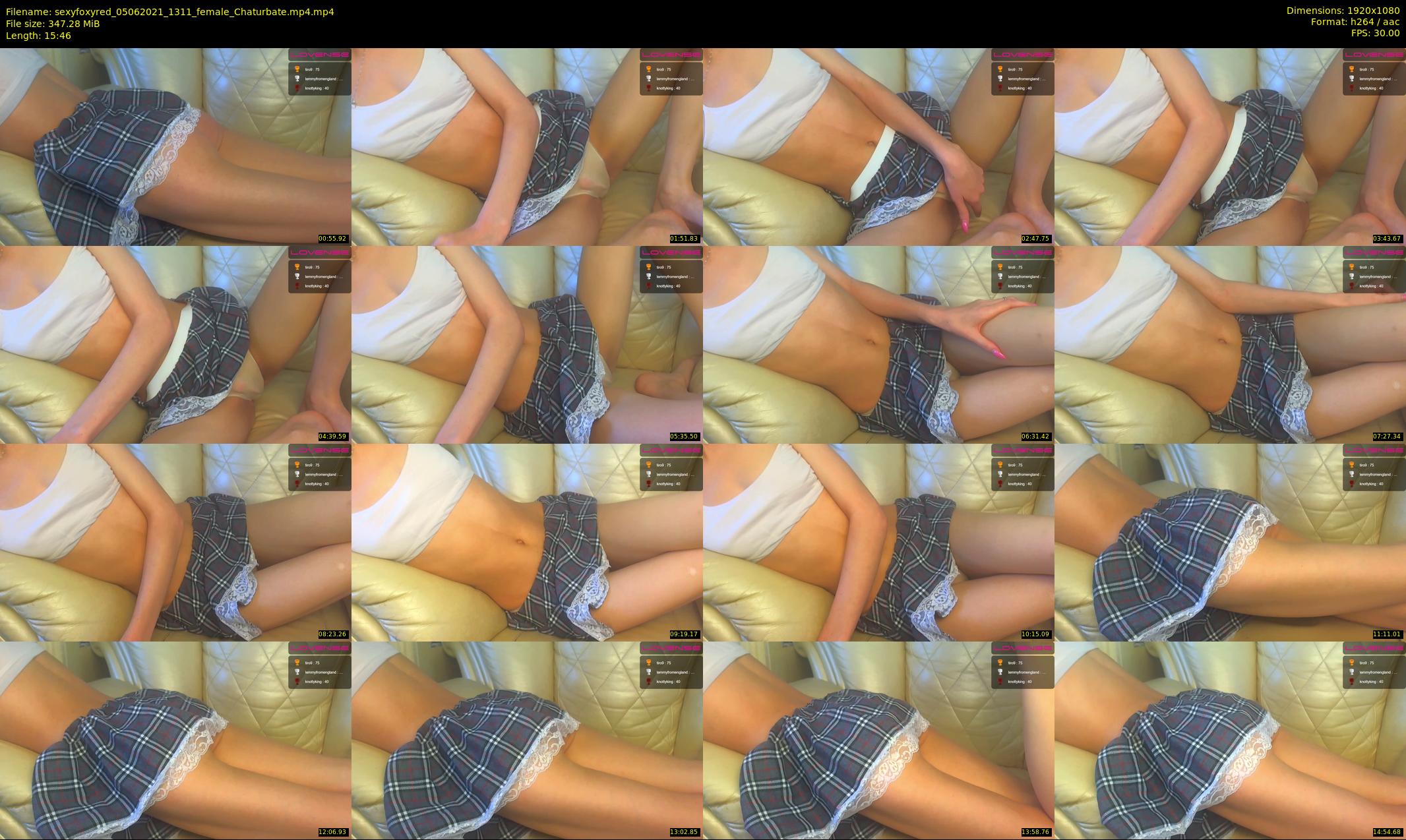 sexyfoxyred — 16 minute Chaturbate female cam show recording, 1080p, Jun 5, 2021