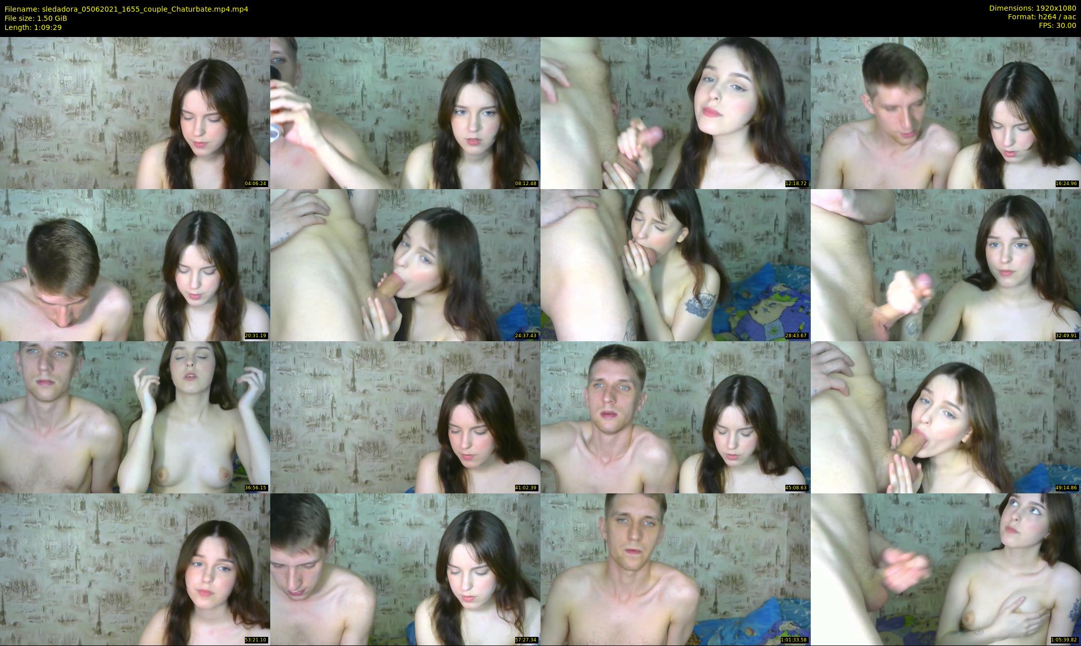 sledadora — 70 minute Chaturbate couple cam show recording, 1080p, Jun 5, 2021