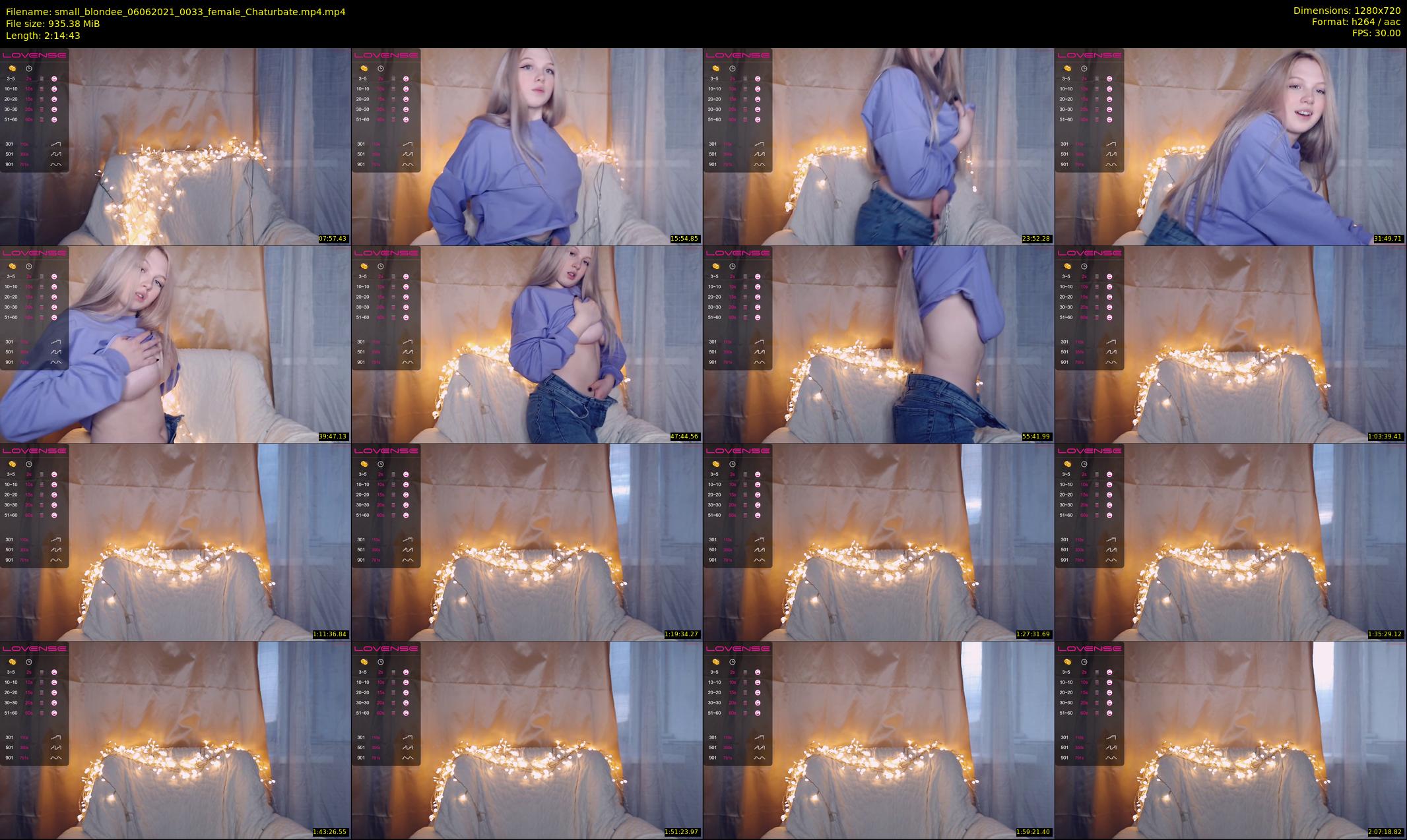 small_blondee — 135 minute Chaturbate female cam show recording, 720p, Jun 6, 2021