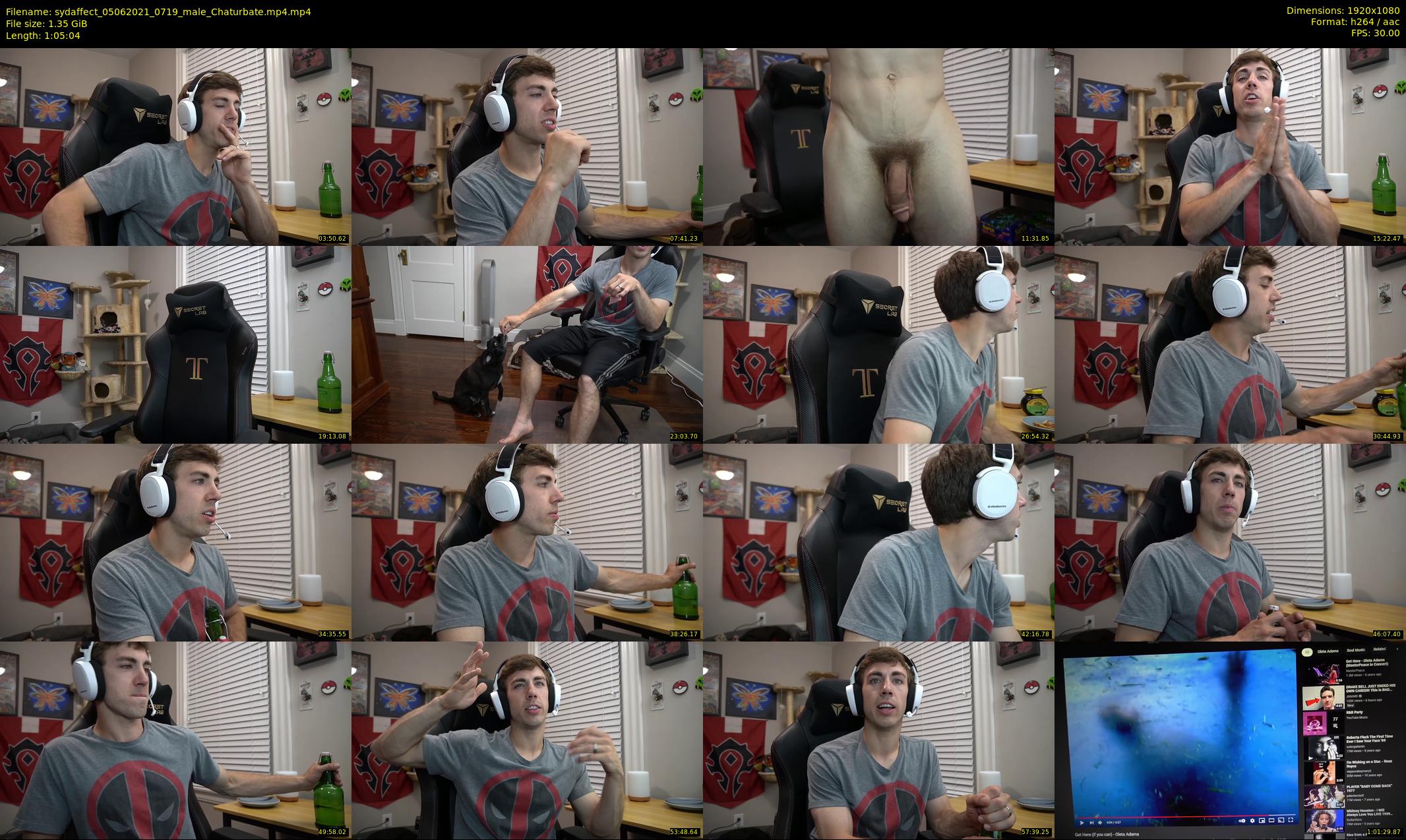 sydaffect — 66 minute Chaturbate male cam show recording, 1080p, Jun 5, 2021