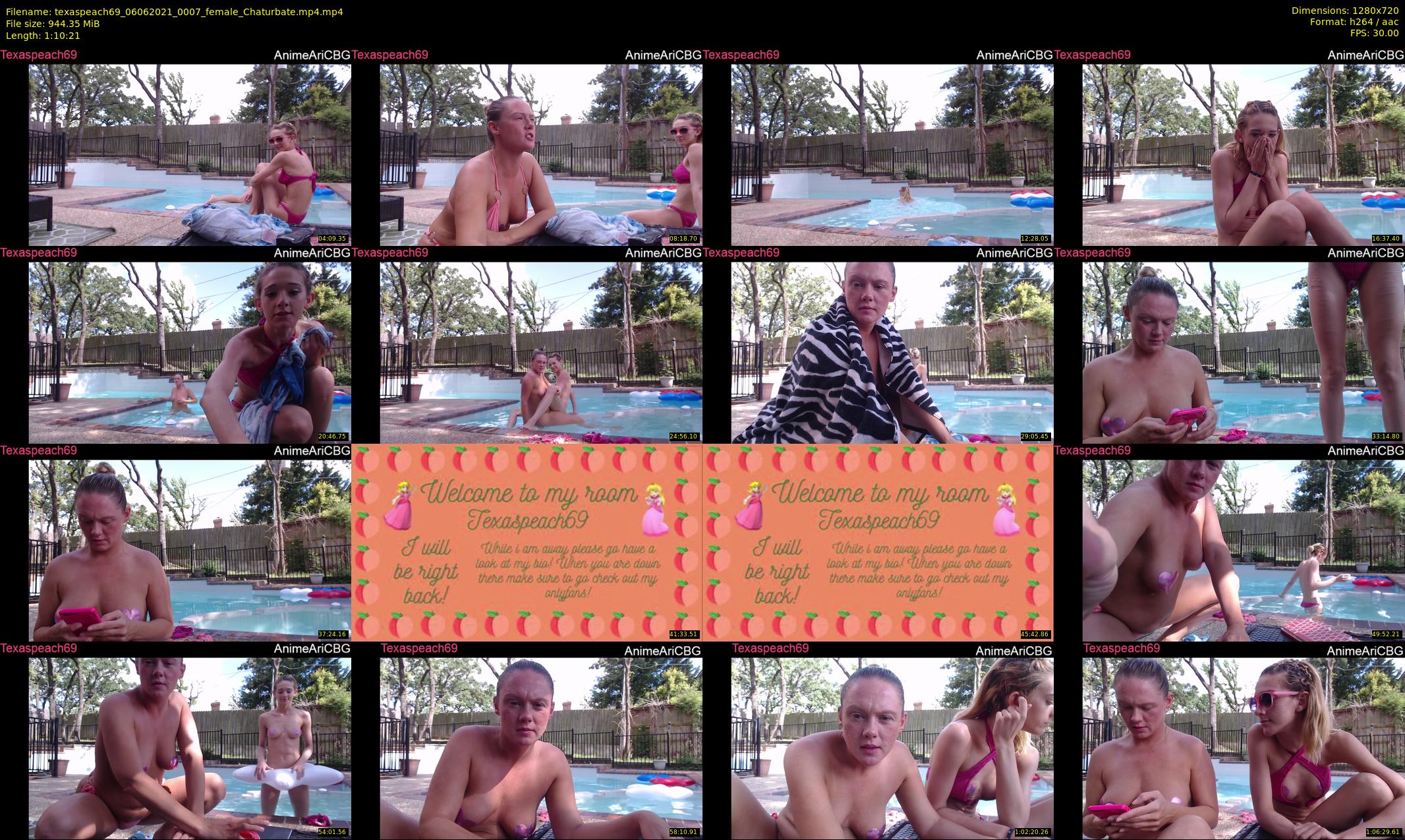 texaspeach69 — 71 minute Chaturbate female cam show recording, 720p, Jun 6, 2021