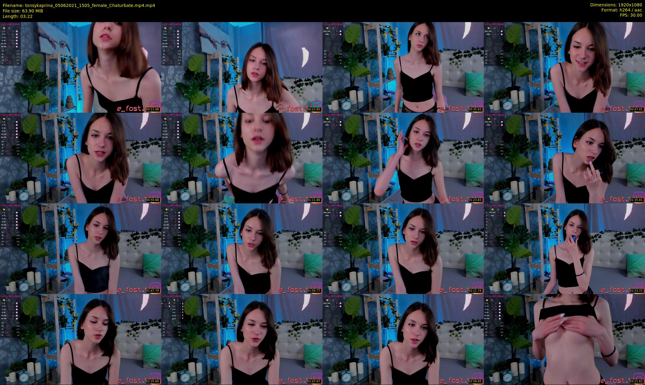 tonsykaprina — 4 minute Chaturbate couple cam show recording, 1080p, Jun 5, 2021