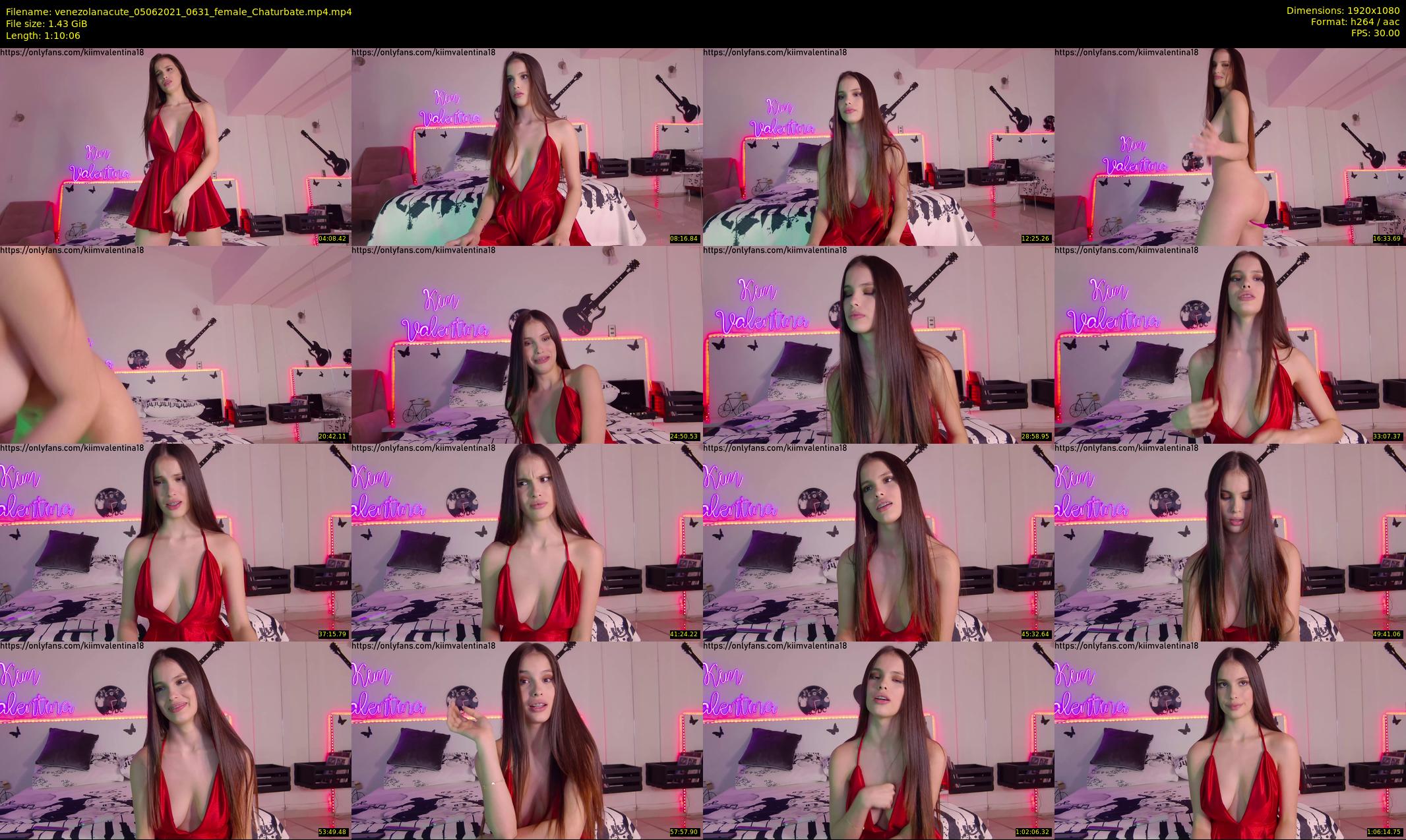 venezolanacute — 71 minute Chaturbate female cam show recording, 1080p, Jun 5, 2021