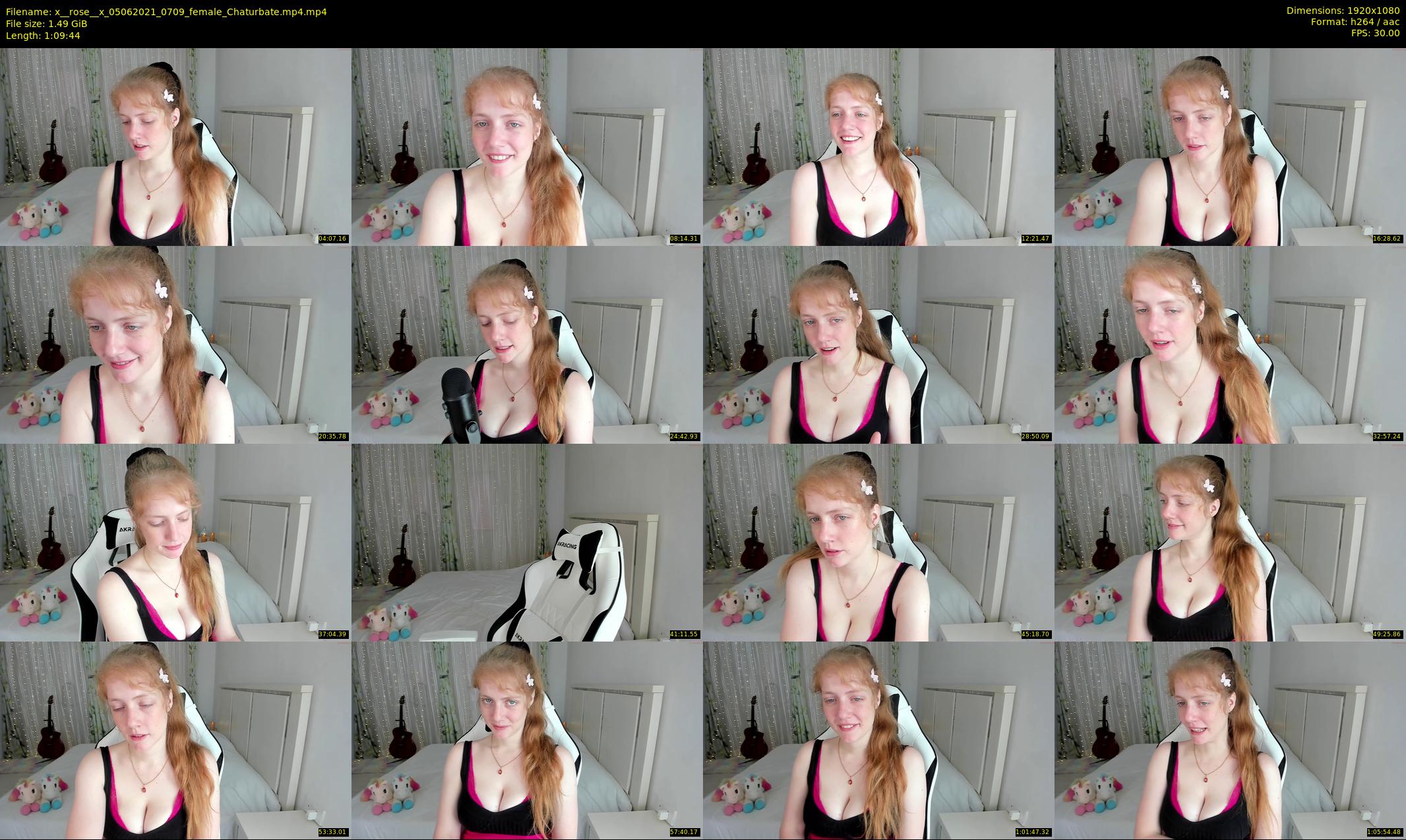 x__rose__x — 70 minute Chaturbate female cam show recording, 1080p, Jun 5, 2021