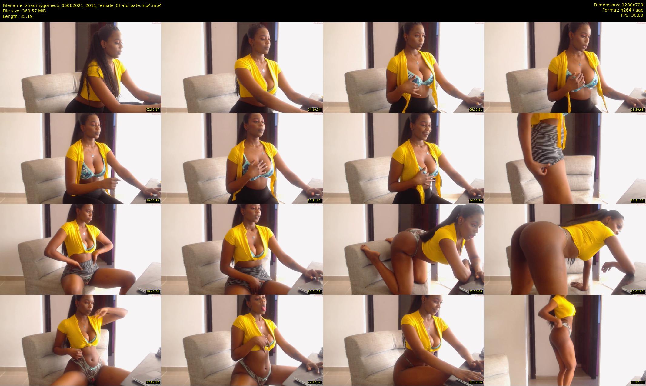 xnaomygomezx — 36 minute Chaturbate female cam show recording, 720p, Jun 5, 2021