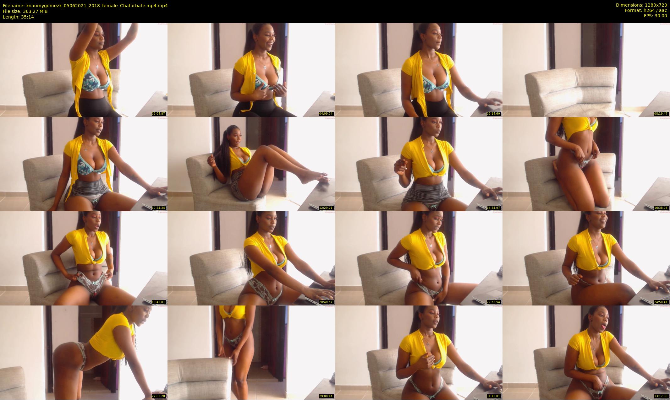 xnaomygomezx — 36 minute Chaturbate female cam show recording, 720p, Jun 5, 2021
