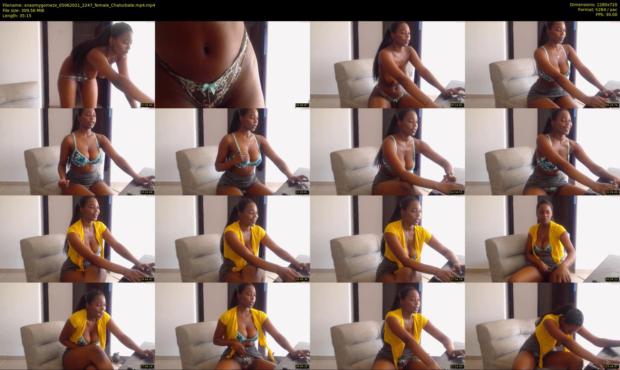 xnaomygomezx — 36 minute Chaturbate female cam show recording, 720p, Jun 5, 2021