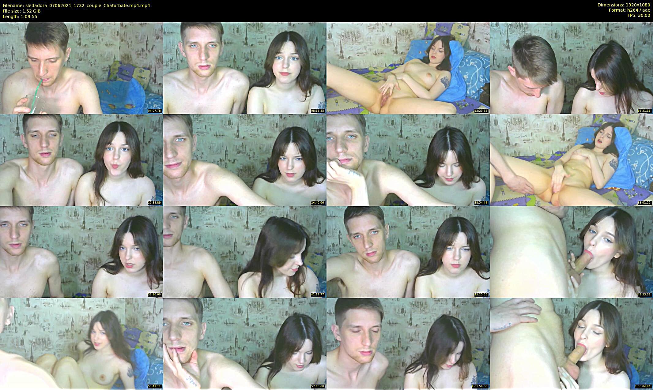 sledadora — 70 minute Chaturbate couple cam show recording, 1080p, Jun 7, 2021