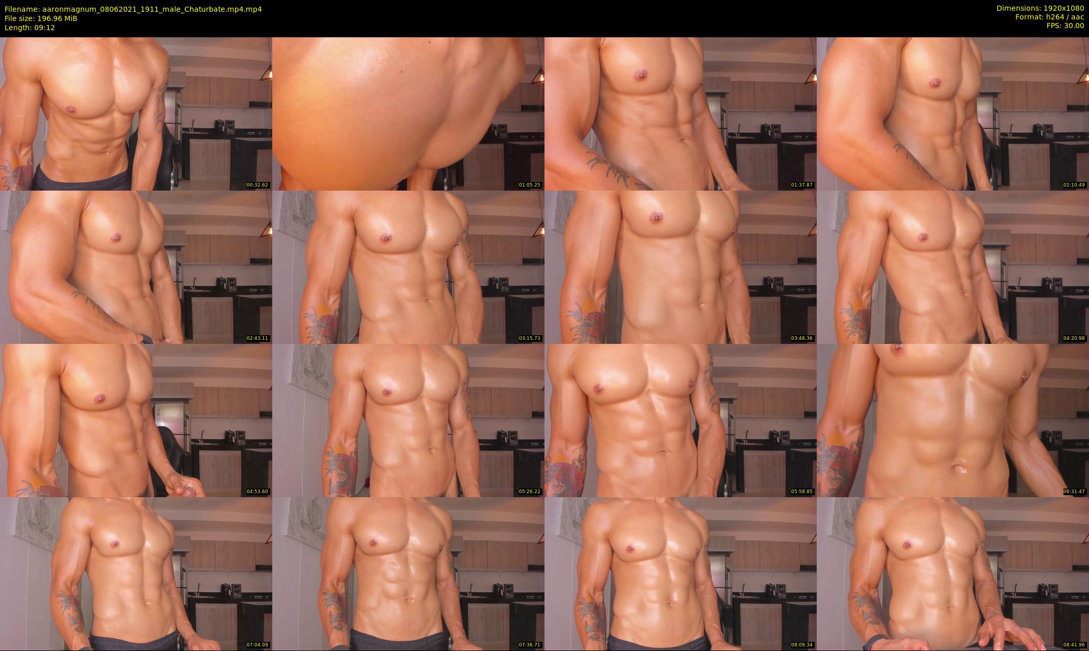 aaronmagnum — 10 minute Chaturbate male cam show recording, 1080p, Jun 8, 2021