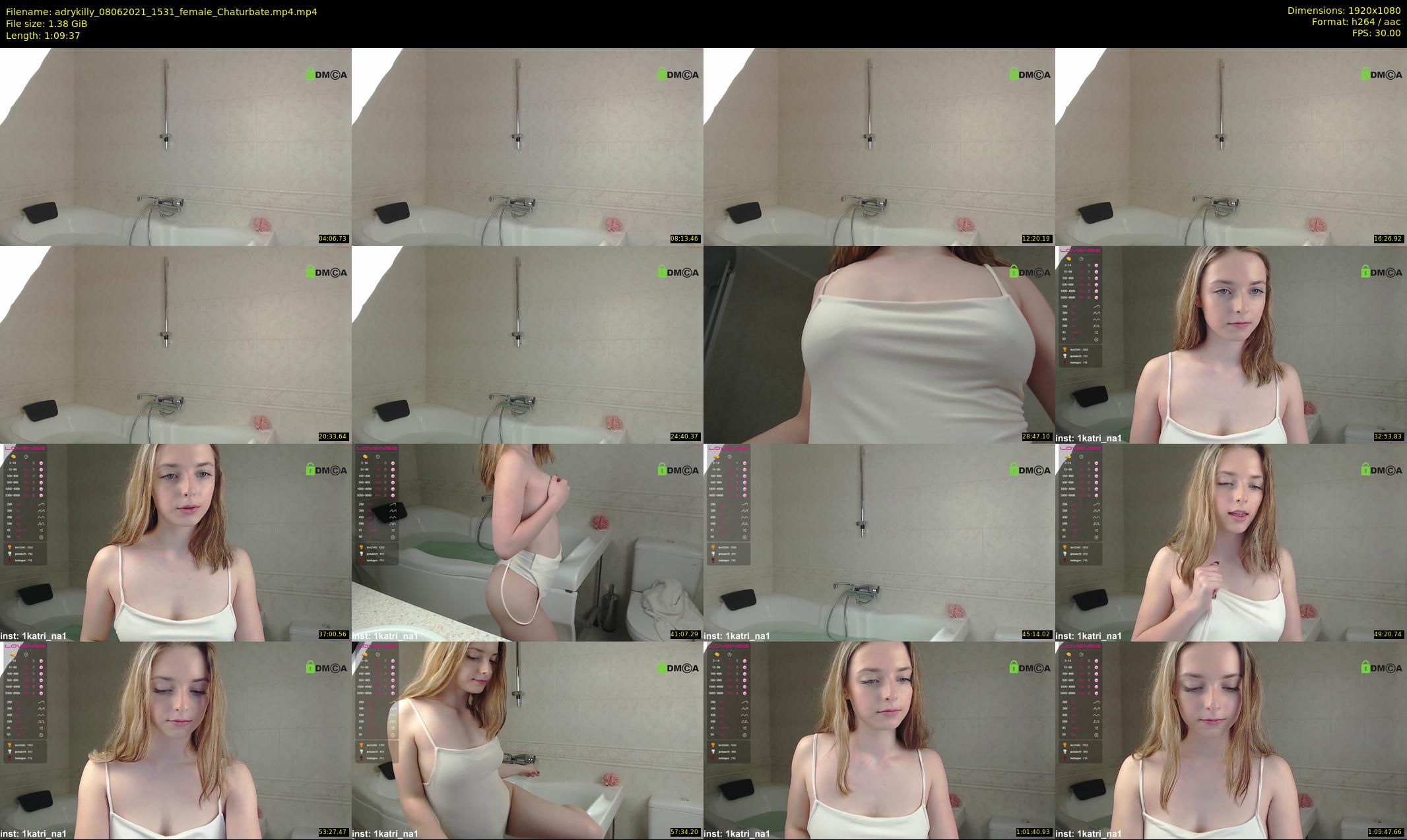 adrykilly — 70 minute Chaturbate female cam show recording, 1080p, Jun 8, 2021