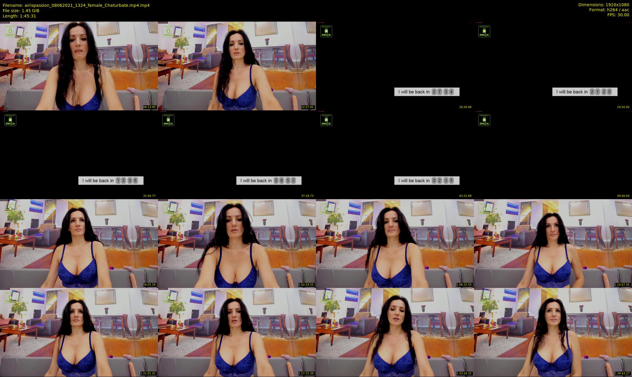 airispassion — 106 minute Chaturbate female cam show recording, 1080p, Jun 8, 2021