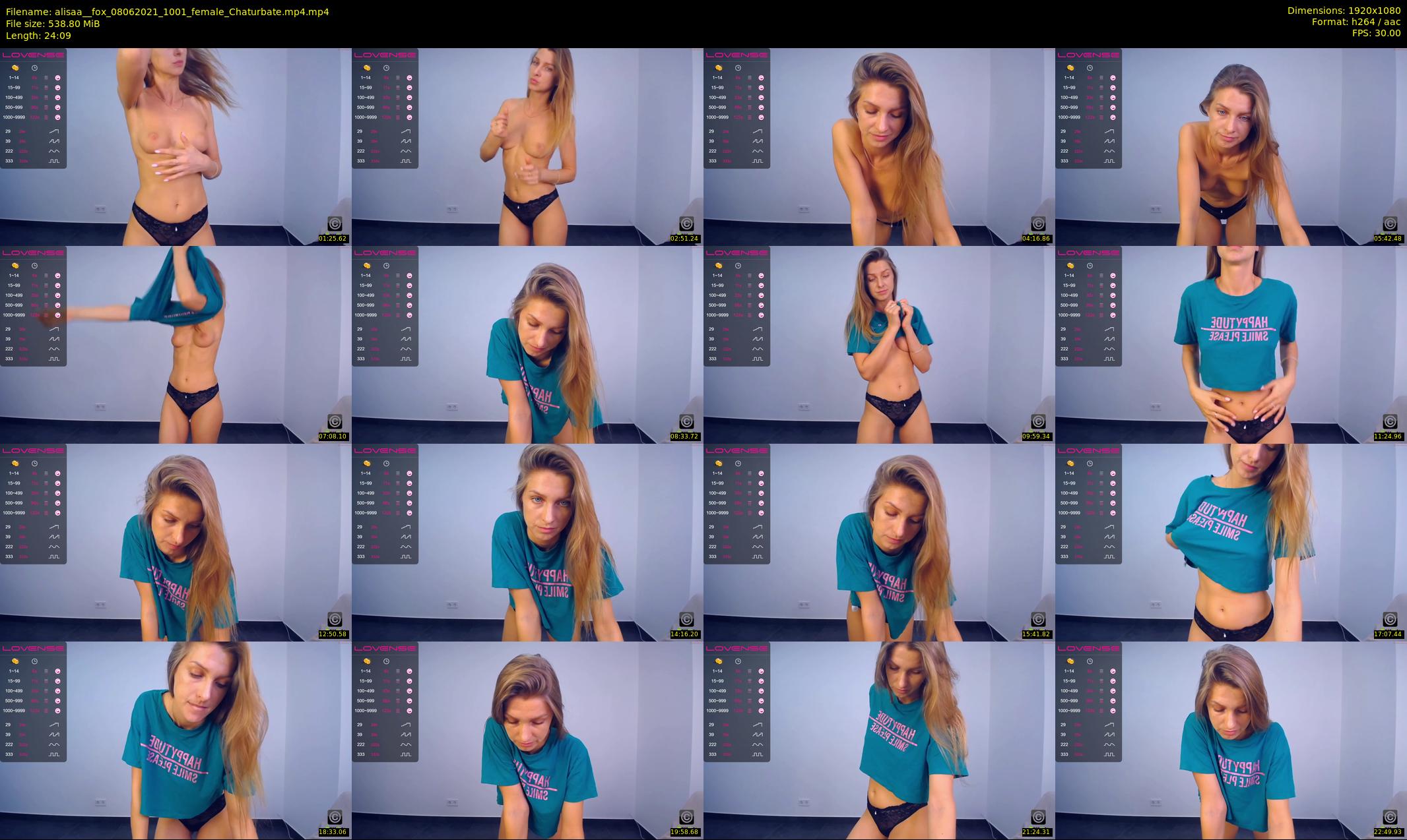 alisaa__fox — 25 minute Chaturbate female cam show recording, 1080p, Jun 8, 2021