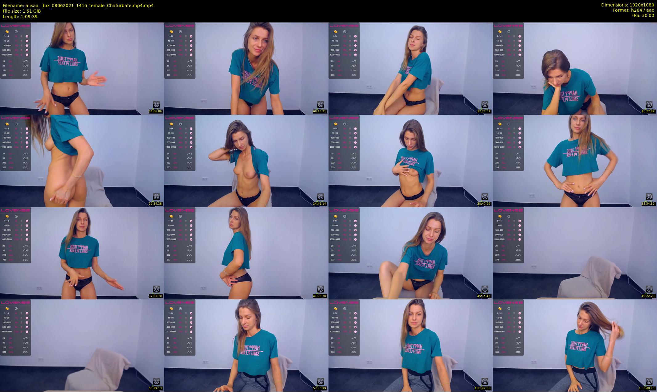 alisaa__fox — 70 minute Chaturbate female cam show recording, 1080p, Jun 8, 2021