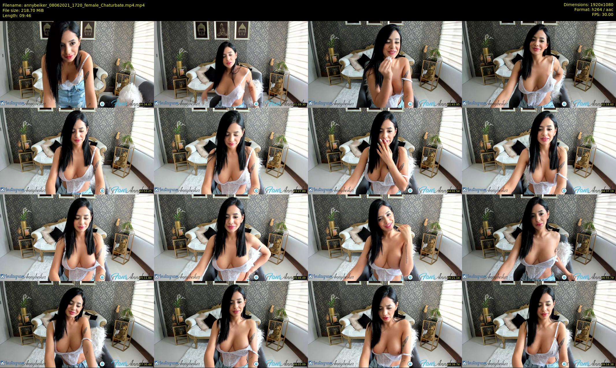 annybeiker — 10 minute Chaturbate female cam show recording, 1080p, Jun 8, 2021