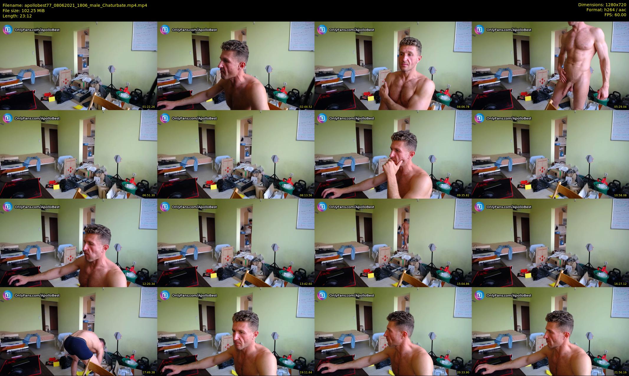 apollobest77 — 24 minute Chaturbate male cam show recording, 720p, Jun 8, 2021