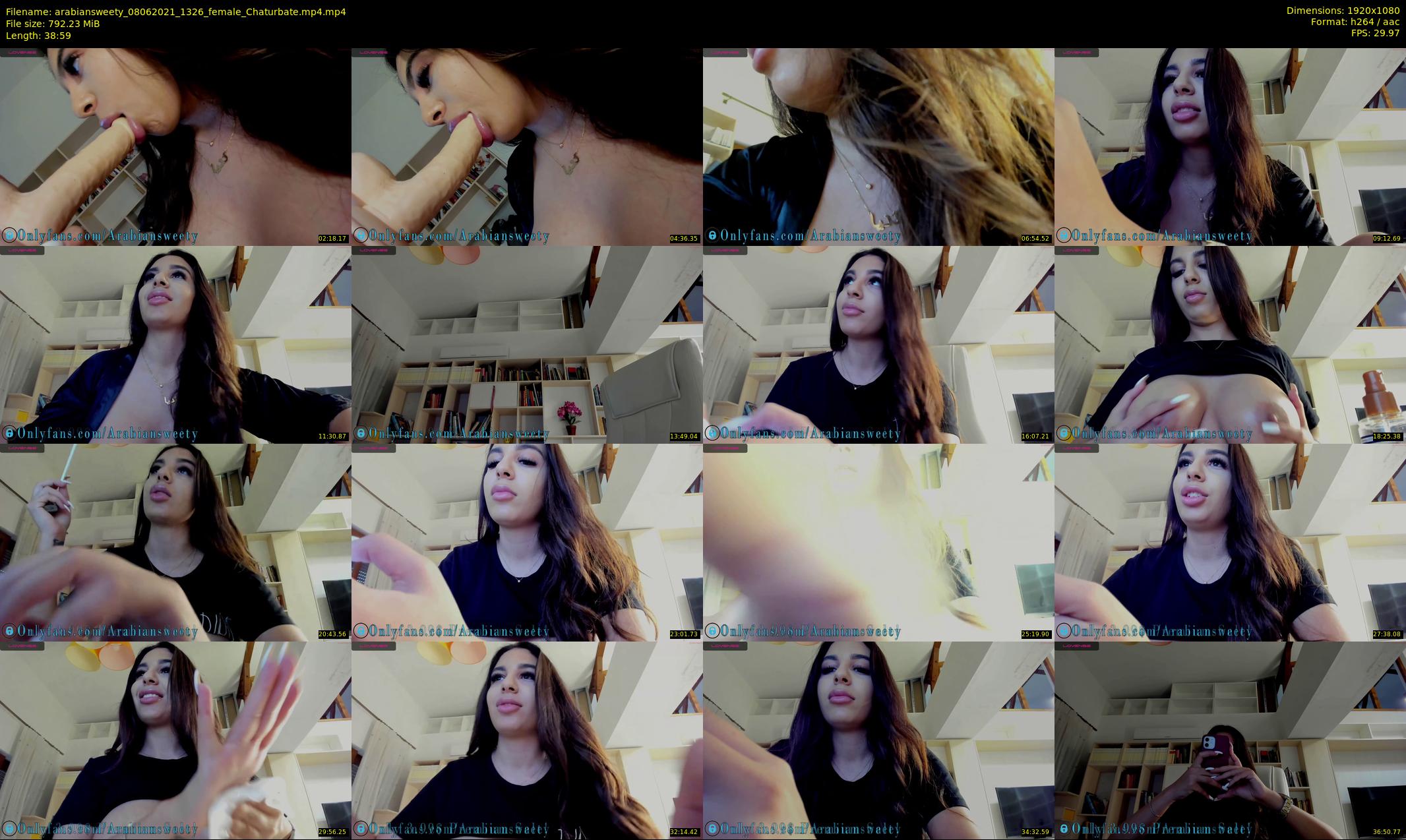 arabiansweety — 39 minute Chaturbate female cam show recording, 1080p, Jun 8, 2021