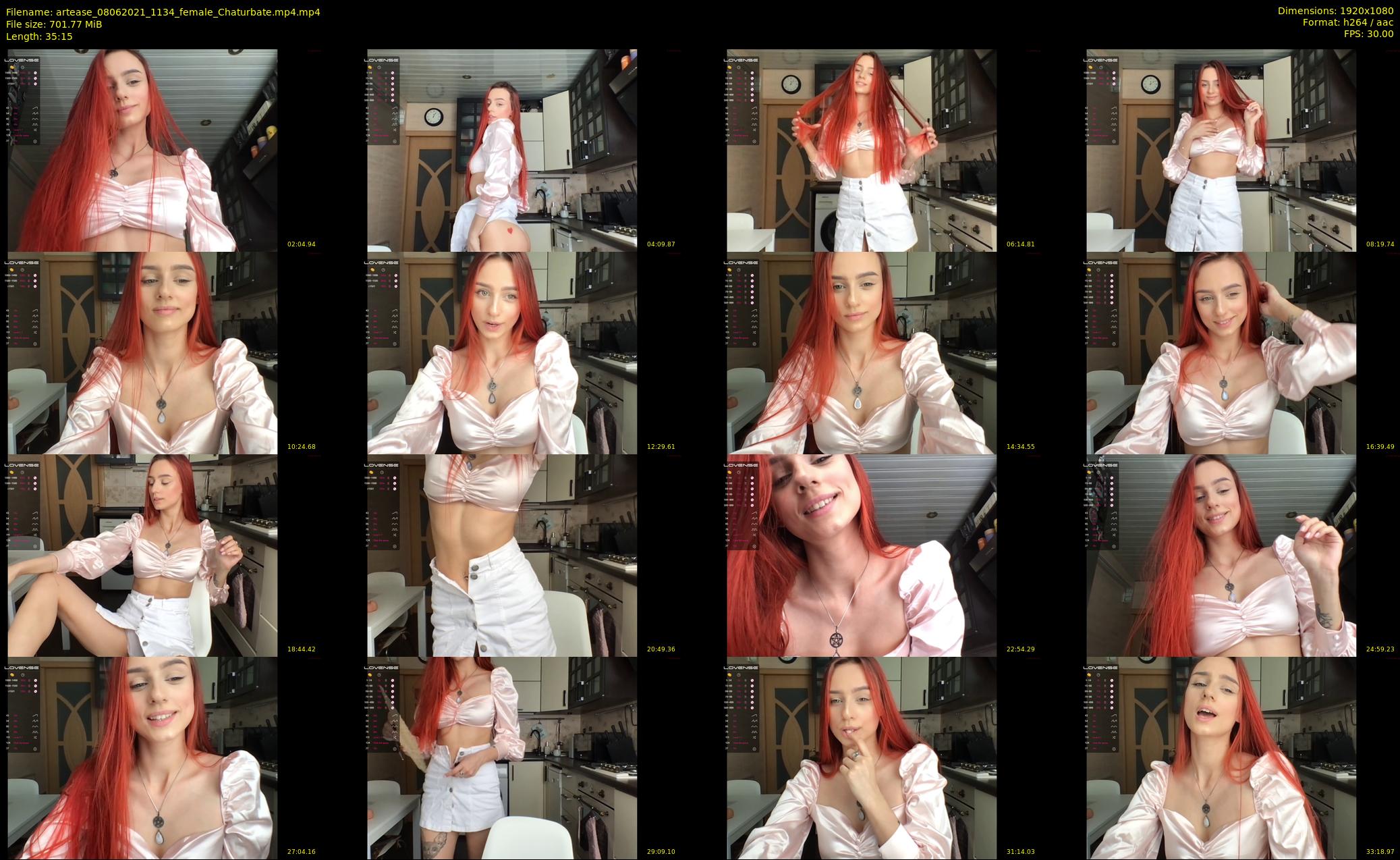 artease — 36 minute Chaturbate female cam show recording, 1080p, Jun 8, 2021