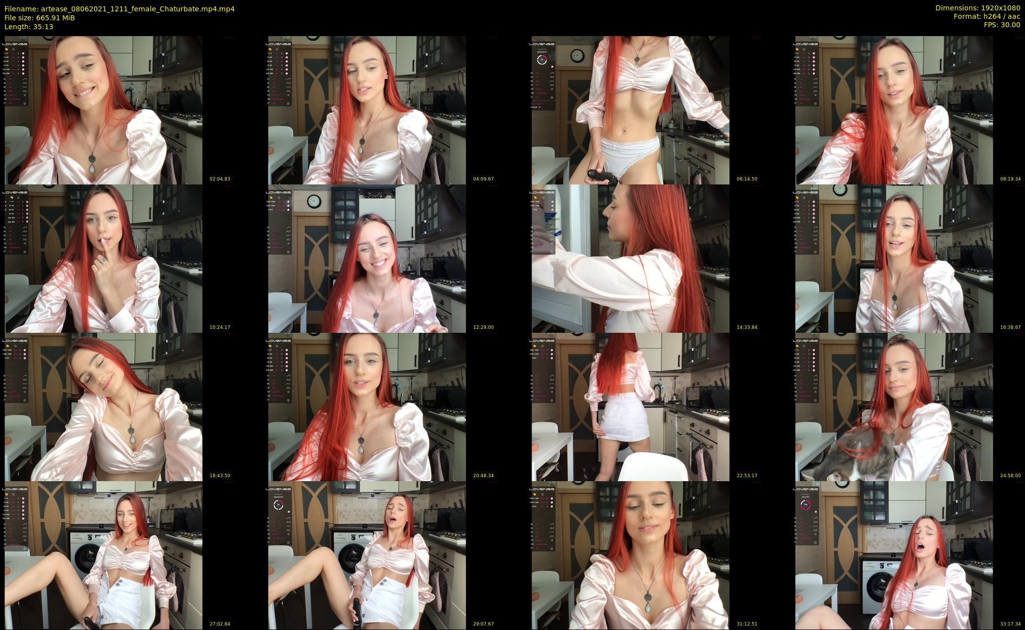 artease — 36 minute Chaturbate female cam show recording, 1080p, Jun 8, 2021
