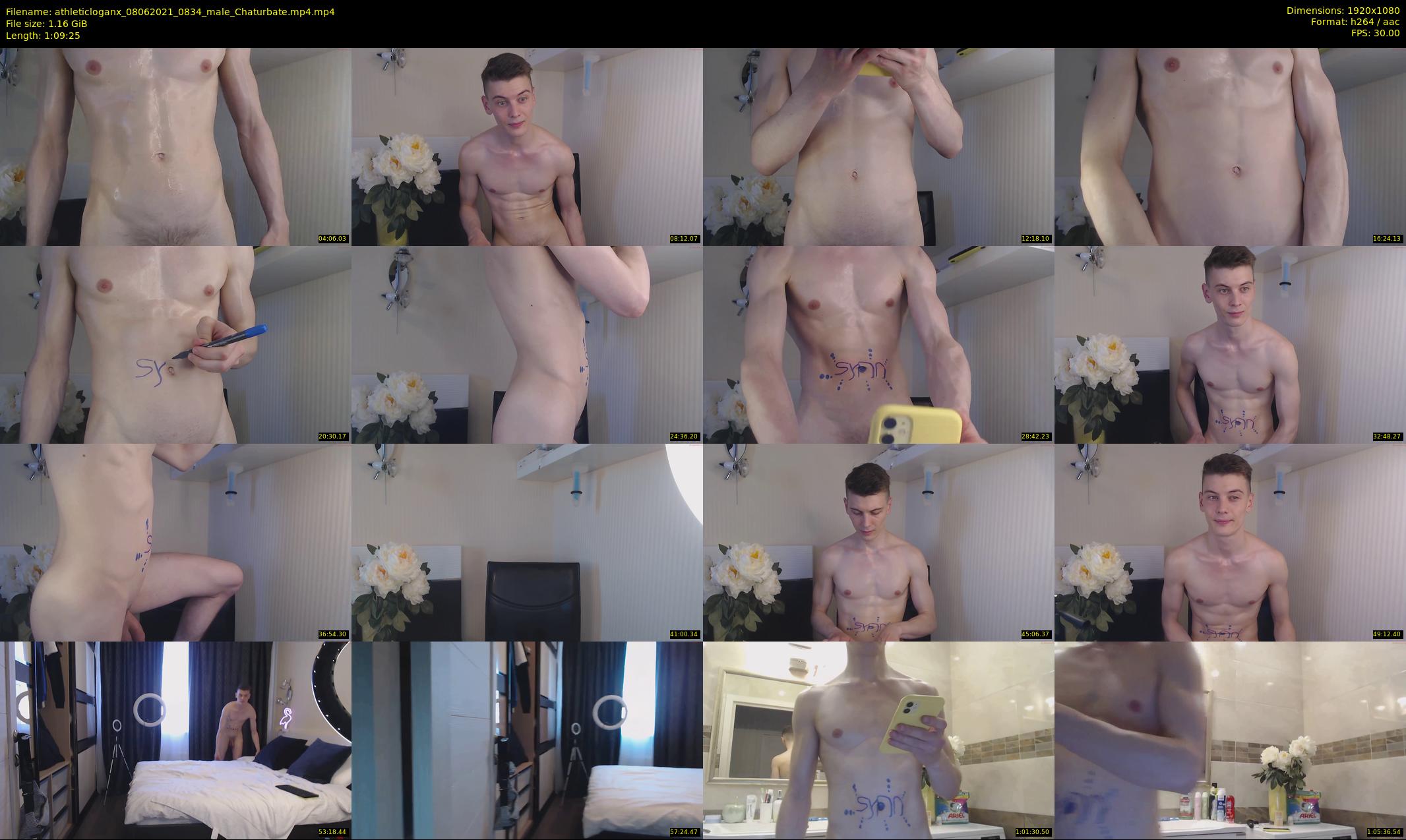 athleticloganx — 70 minute Chaturbate male cam show recording, 1080p, Jun 8, 2021