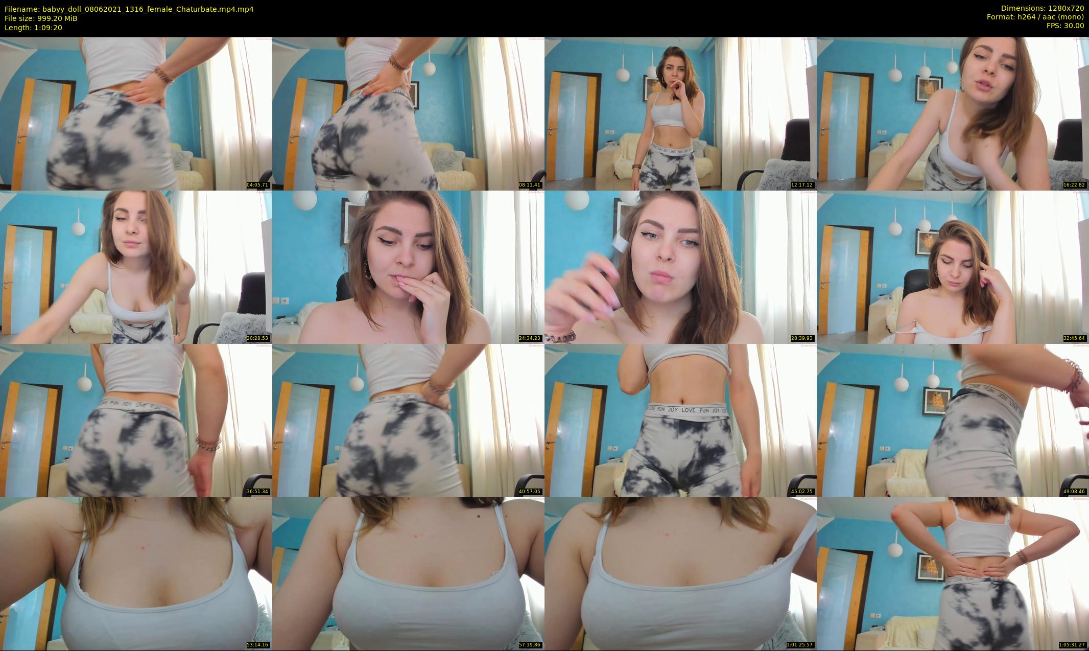 babyy_doll — 70 minute Chaturbate female cam show recording, 720p, Jun 8, 2021