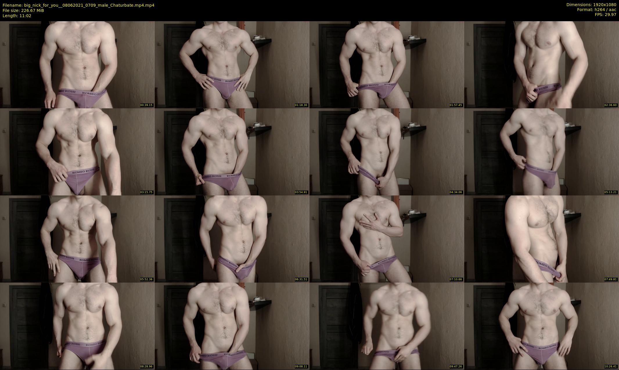 big_nick_for_you_ — 12 minute Chaturbate male cam show recording, 1080p, Jun 8, 2021