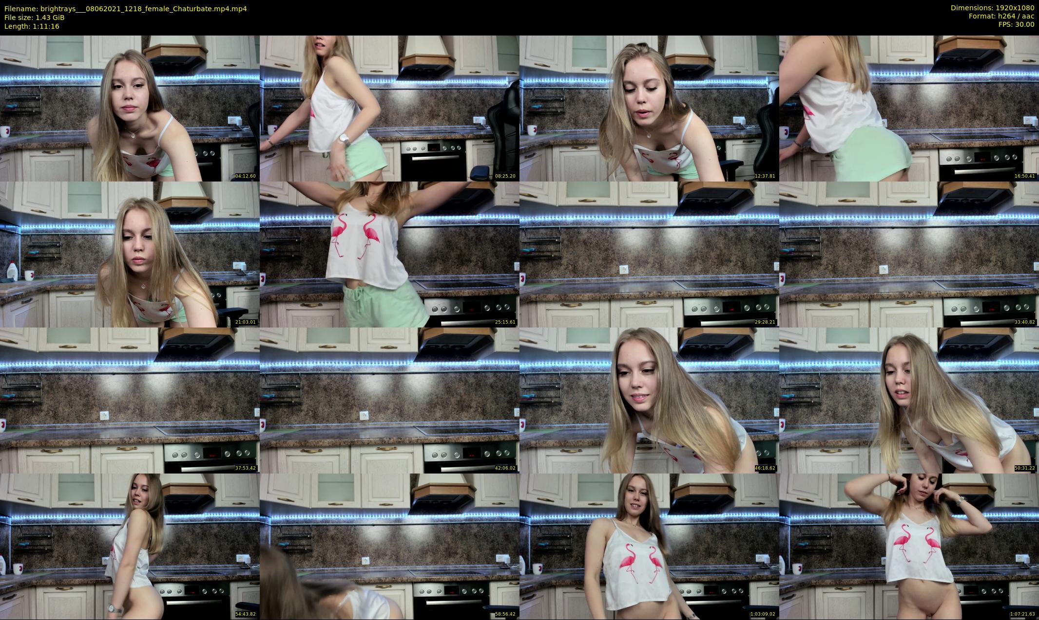 brightrays__ — 72 minute Chaturbate female cam show recording, 1080p, Jun 8, 2021