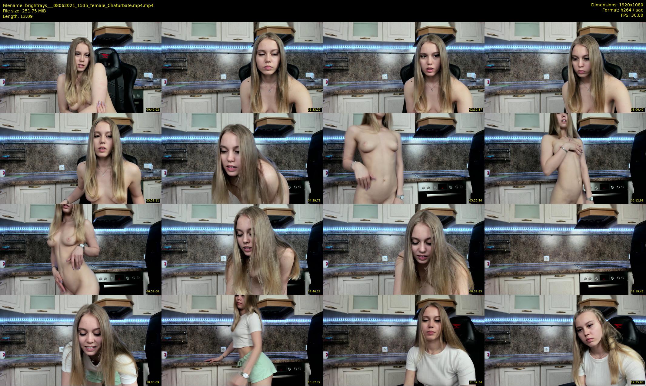 brightrays__ — 14 minute Chaturbate female cam show recording, 1080p, Jun 8, 2021