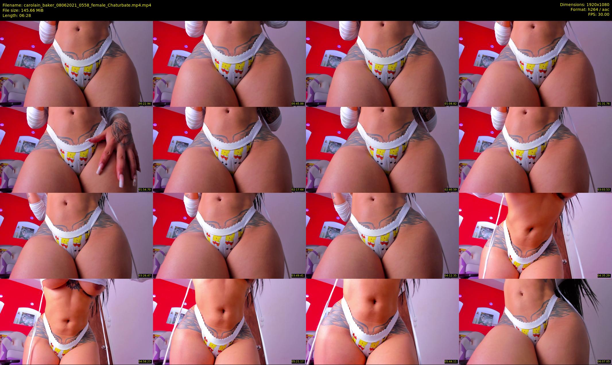 carolain_baker — 7 minute Chaturbate female cam show recording, 1080p, Jun 8, 2021