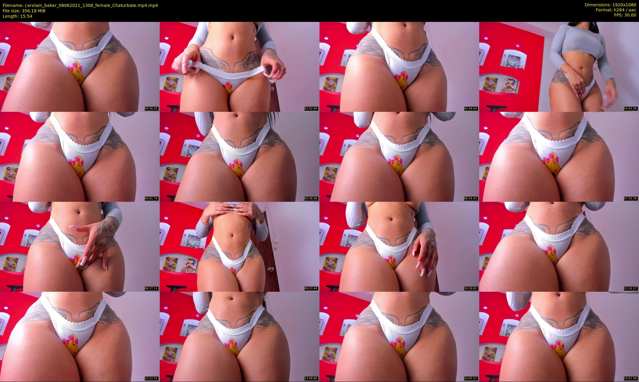 carolain_baker — 16 minute Chaturbate female cam show recording, 1080p, Jun 8, 2021