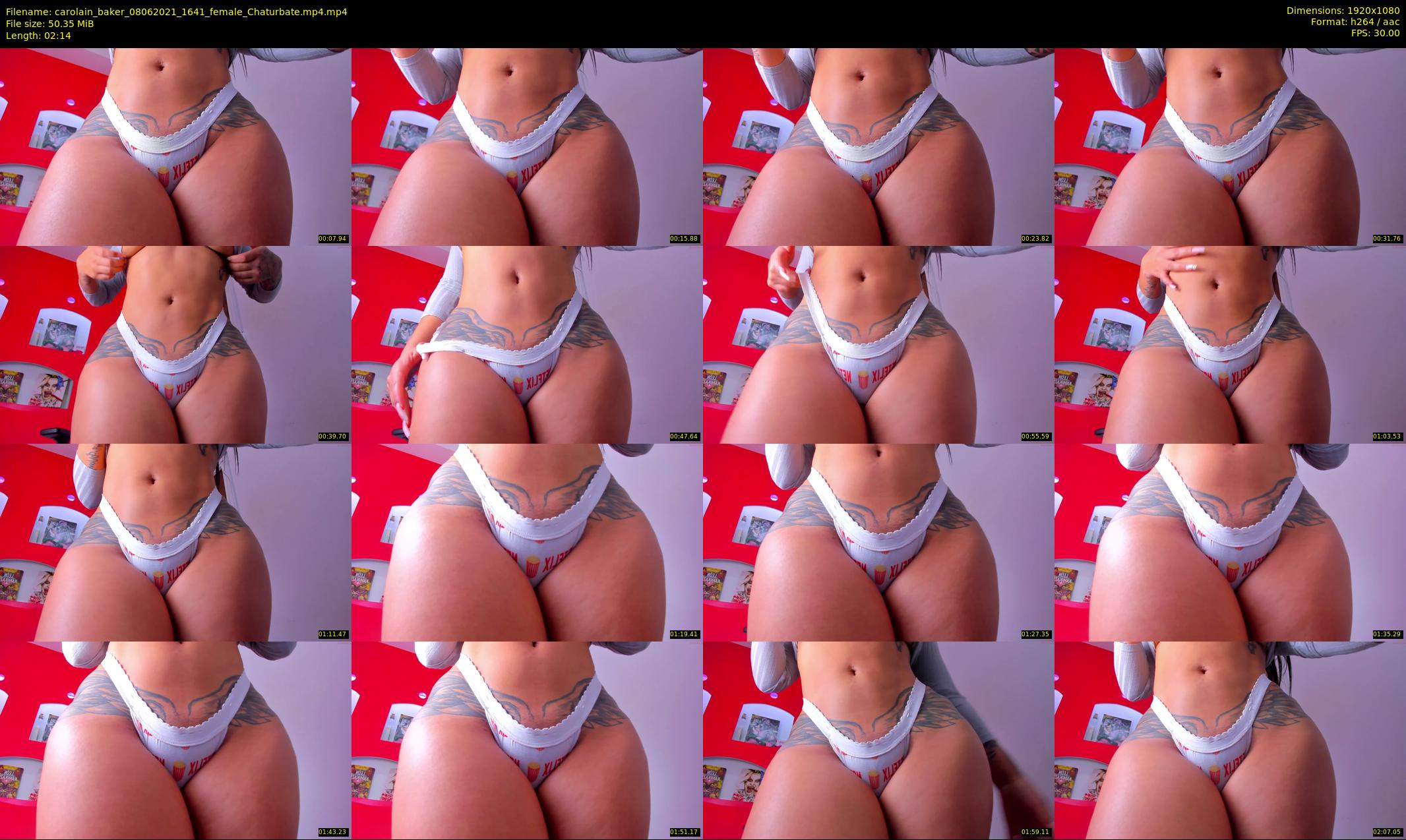carolain_baker — 3 minute Chaturbate female cam show recording, 1080p, Jun 8, 2021