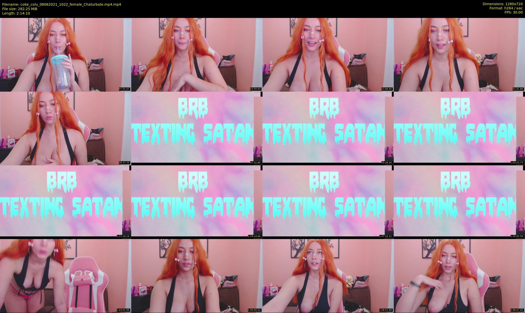 coke_colu — 135 minute Chaturbate female cam show recording, 720p, Jun 8, 2021