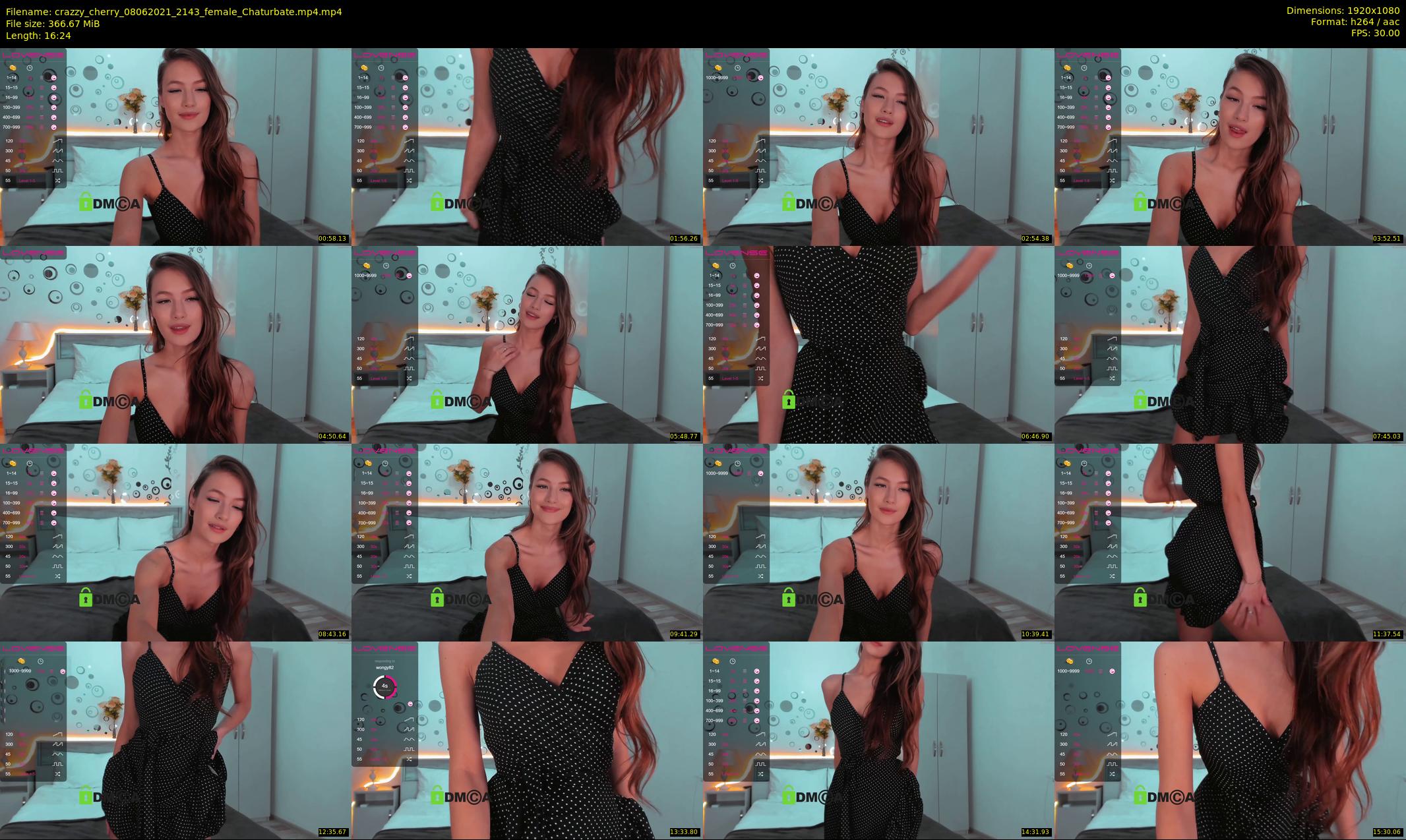 crazzy_cherry — 17 minute Chaturbate female cam show recording, 1080p, Jun 8, 2021