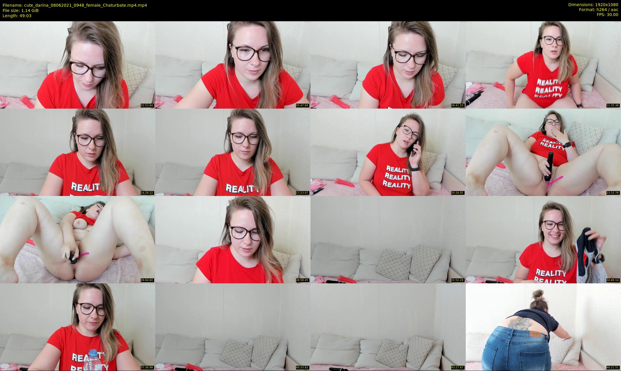 cute_darina — 50 minute Chaturbate female cam show recording, 1080p, Jun 8, 2021