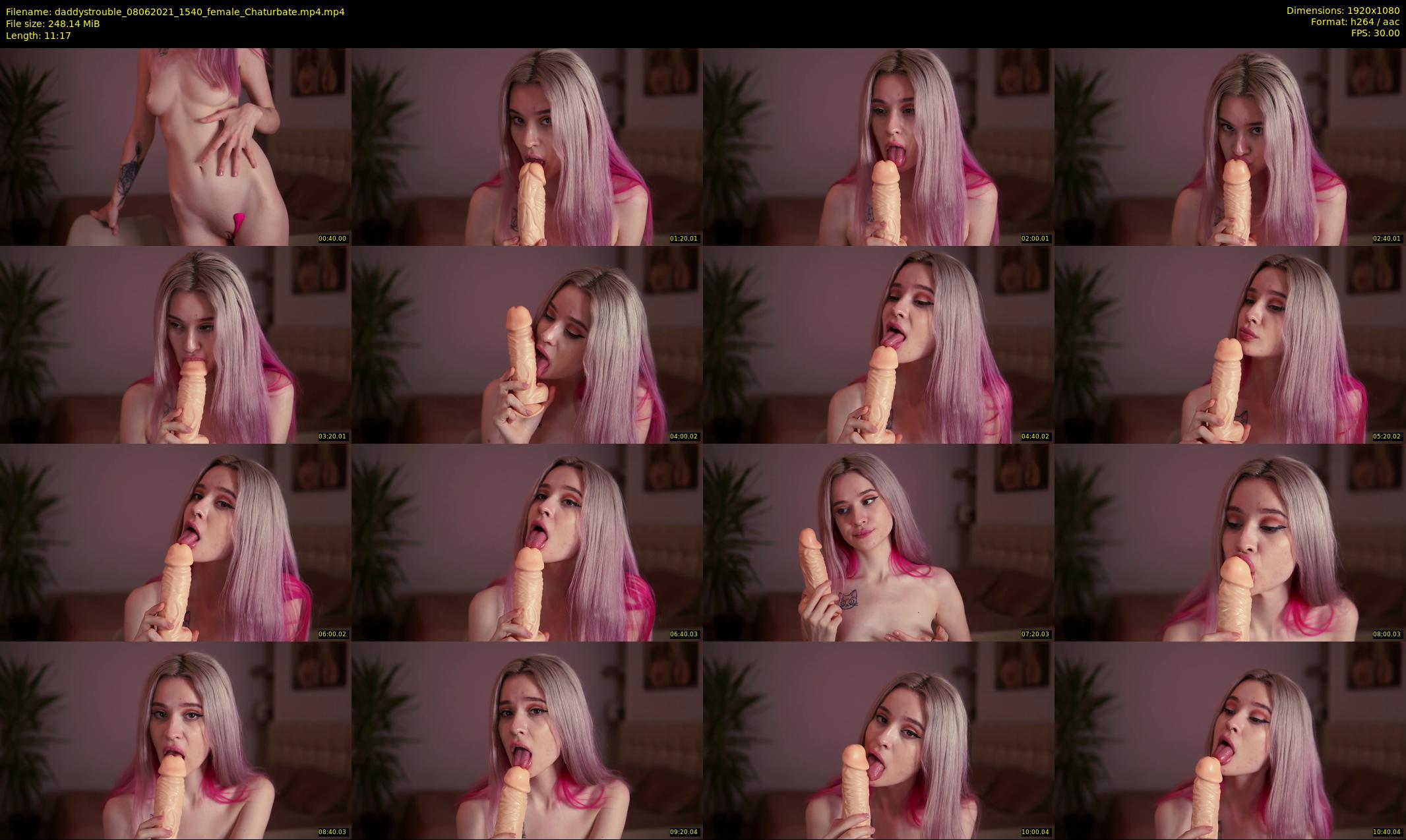 daddystrouble — 12 minute Chaturbate female cam show recording, 1080p, Jun 8, 2021