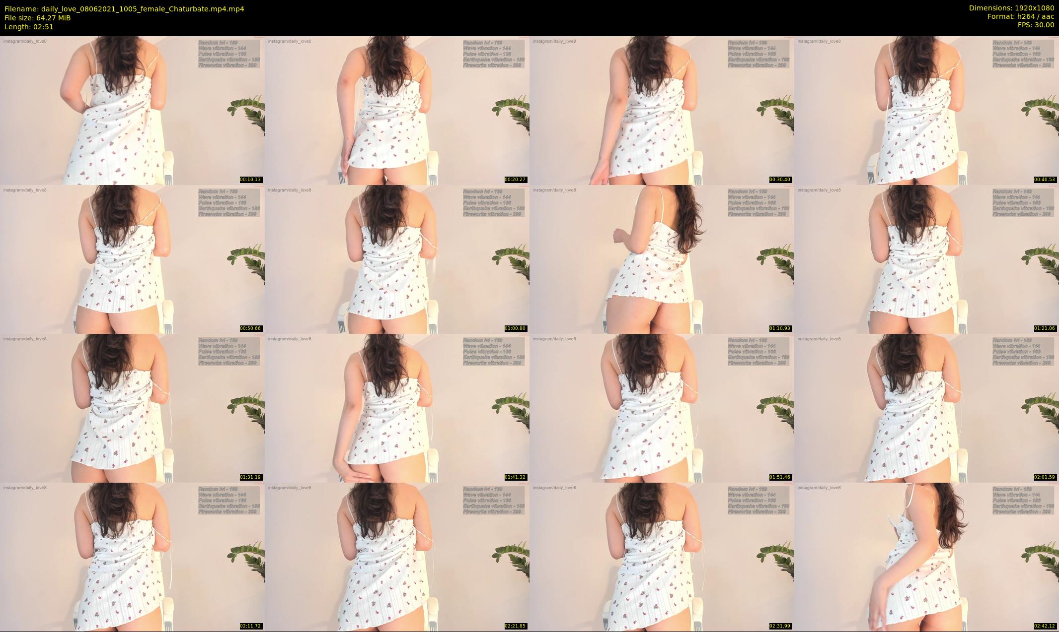 daily_love — 3 minute Chaturbate female cam show recording, 1080p, Jun 8, 2021