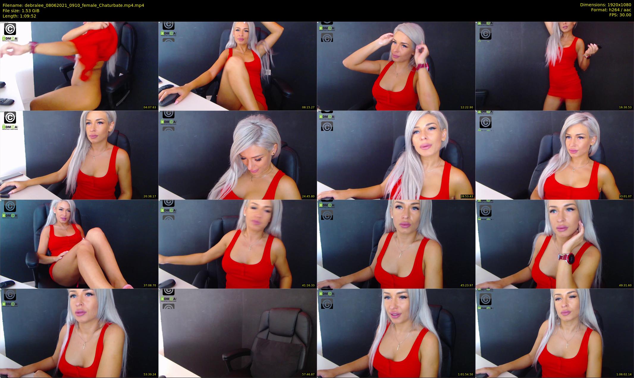 debralee — 70 minute Chaturbate female cam show recording, 1080p, Jun 8, 2021