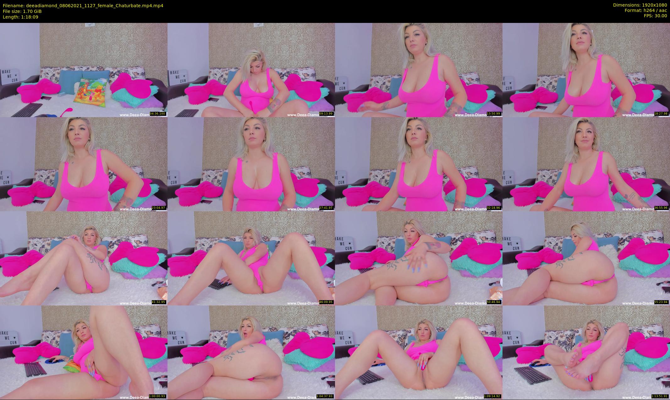 deeadiamond — 79 minute Chaturbate female cam show recording, 1080p, Jun 8, 2021