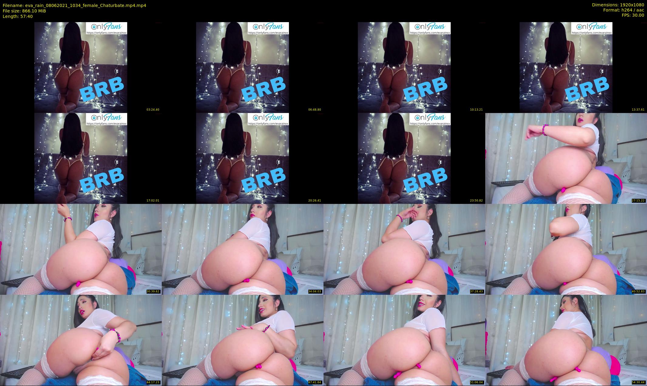 eva_rain — 58 minute Chaturbate female cam show recording, 1080p, Jun 8, 2021